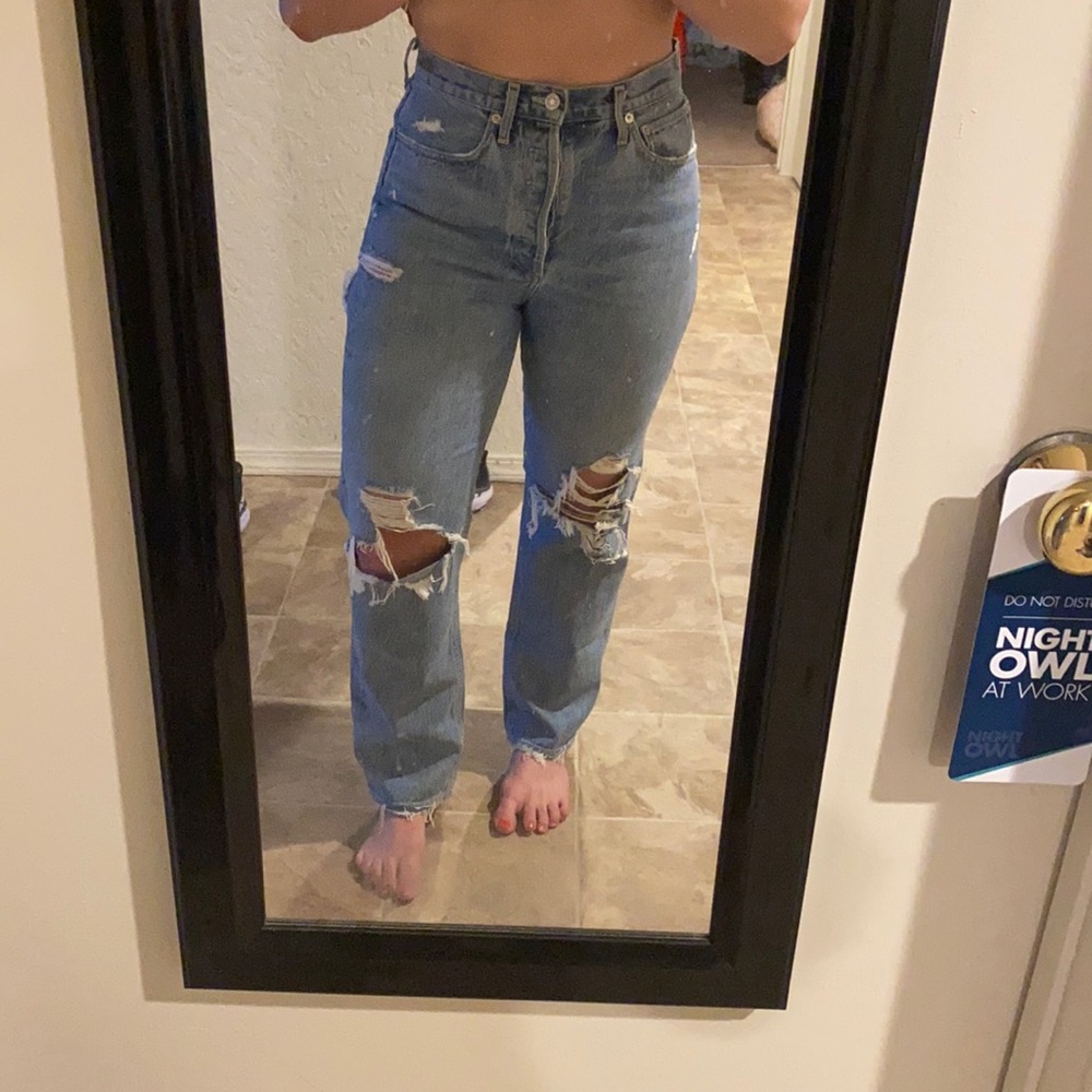 AGOLDE 90’s MID-RISE LOSE FIT IN FALL OUT